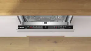 Bosch SPV2HMX02E pilnai įmontuojama 45 cm indaplovė
