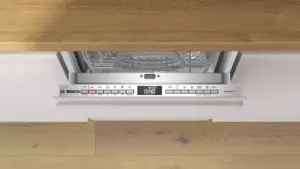 Bosch SPV4HMX12E pilnai įmontuojama 45 cm indaplovė