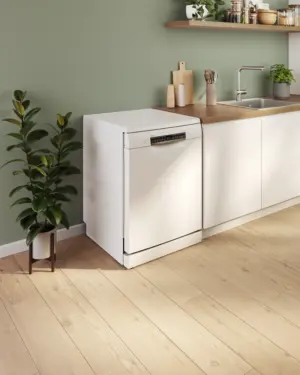 Bosch SMS4EMW06E laisvai pastatoma 60 cm balta indaplovė