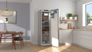 Bosch GSN36VIDG laisvai pastatomas vertikalus šaldiklis