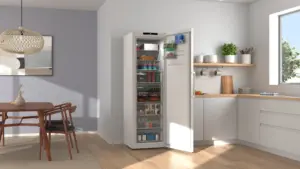 Bosch GSN36VWCG laisvai pastatomas vertikalus šaldiklis