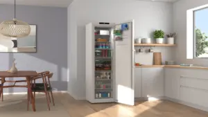 Bosch GSN36VWDG laisvai pastatomas vertikalus šaldiklis