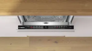 Bosch SPV2HMX42E pilnai įmontuojama 45 cm indaplovė