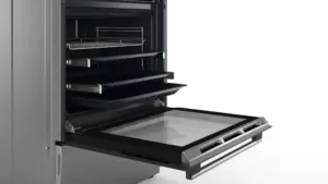 Bosch Serija 6 Laisvai statoma indukcinė viryklė Nerūdijančio plieno