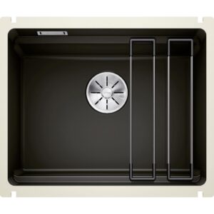 Plautuvė BLANCO ETAGON 500-U Ceramic Black InFino O.AF