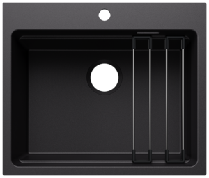 Plautuvė BLANCO ETAGON 6 PDUR Black M.ZUB InFino M.AF