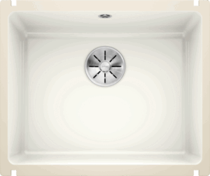 Plautuvė BLANCO SUBLINE 500-U Ceramic PP White glossy InFino O.AF
