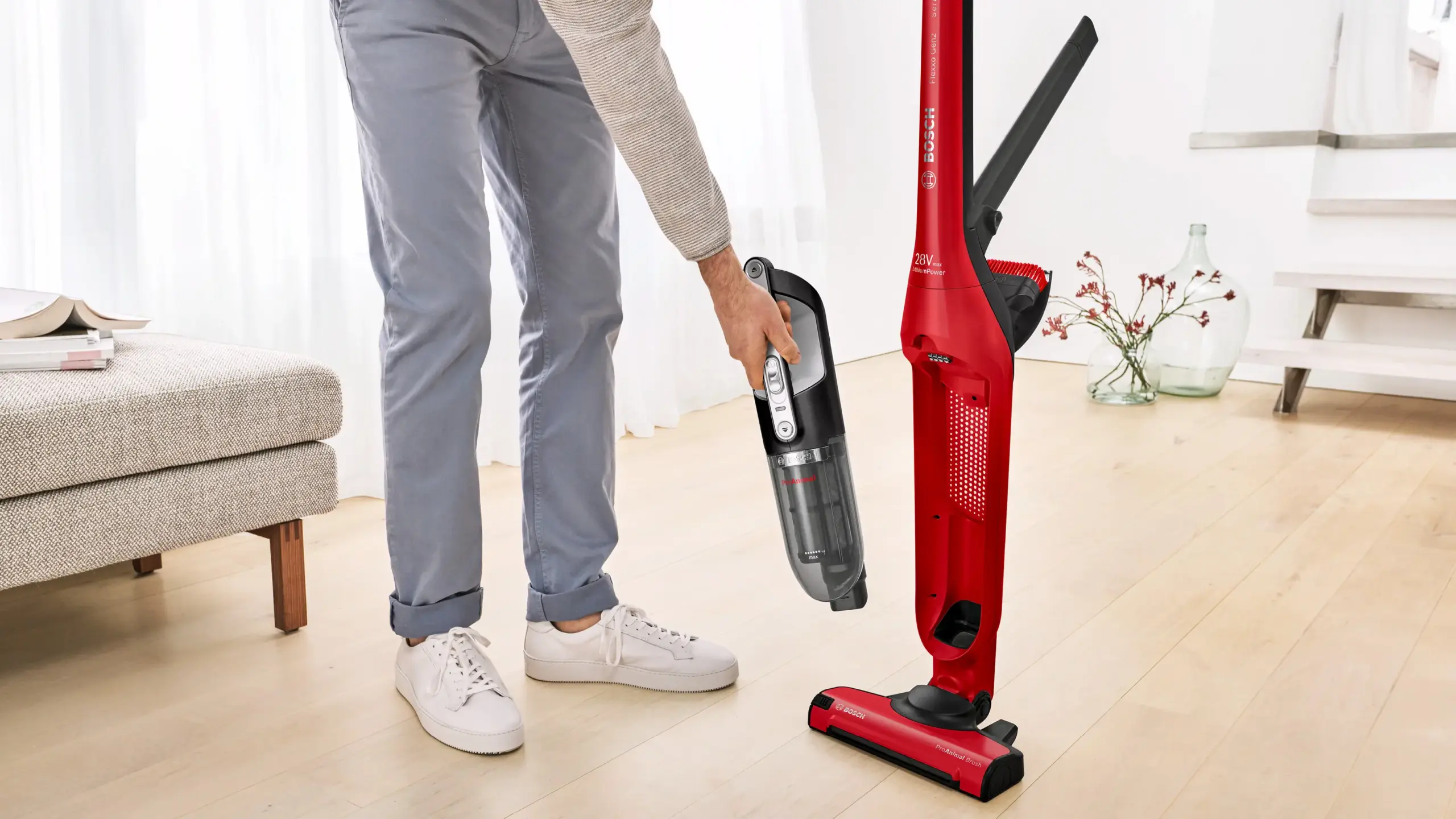 Belaidis dulkių siurblys BOSCH BBH3ZOO28 Belaidis dulkių siurblys BOSCH BBH3ZOO28
