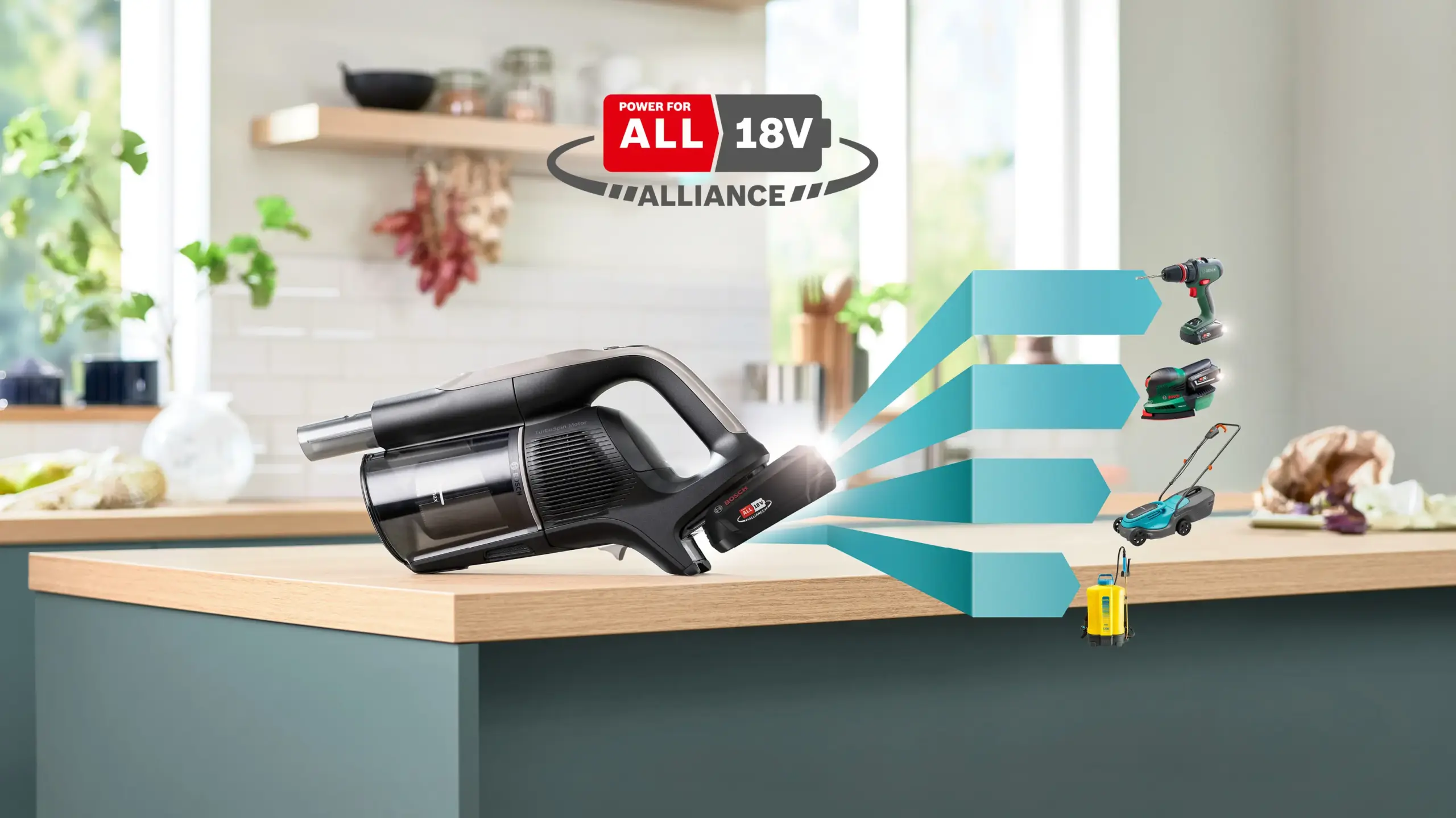 Belaidis dulkių siurblys BOSCH BBS1041GQC Belaidis dulkių siurblys BOSCH BBS1041GQC