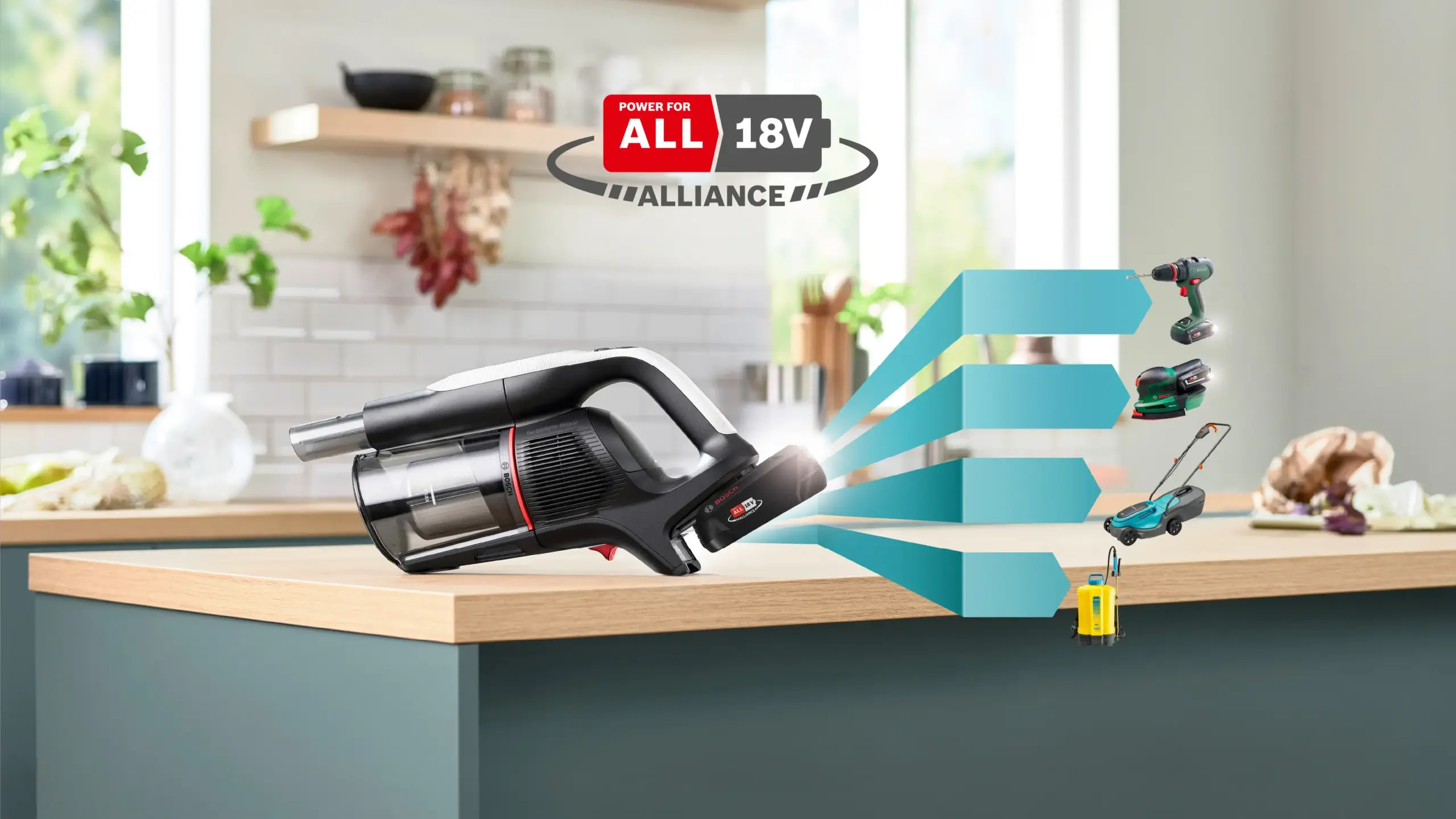 Belaidis dulkių siurblys BOSCH BCS931WBA Belaidis dulkių siurblys BOSCH BCS931WBA